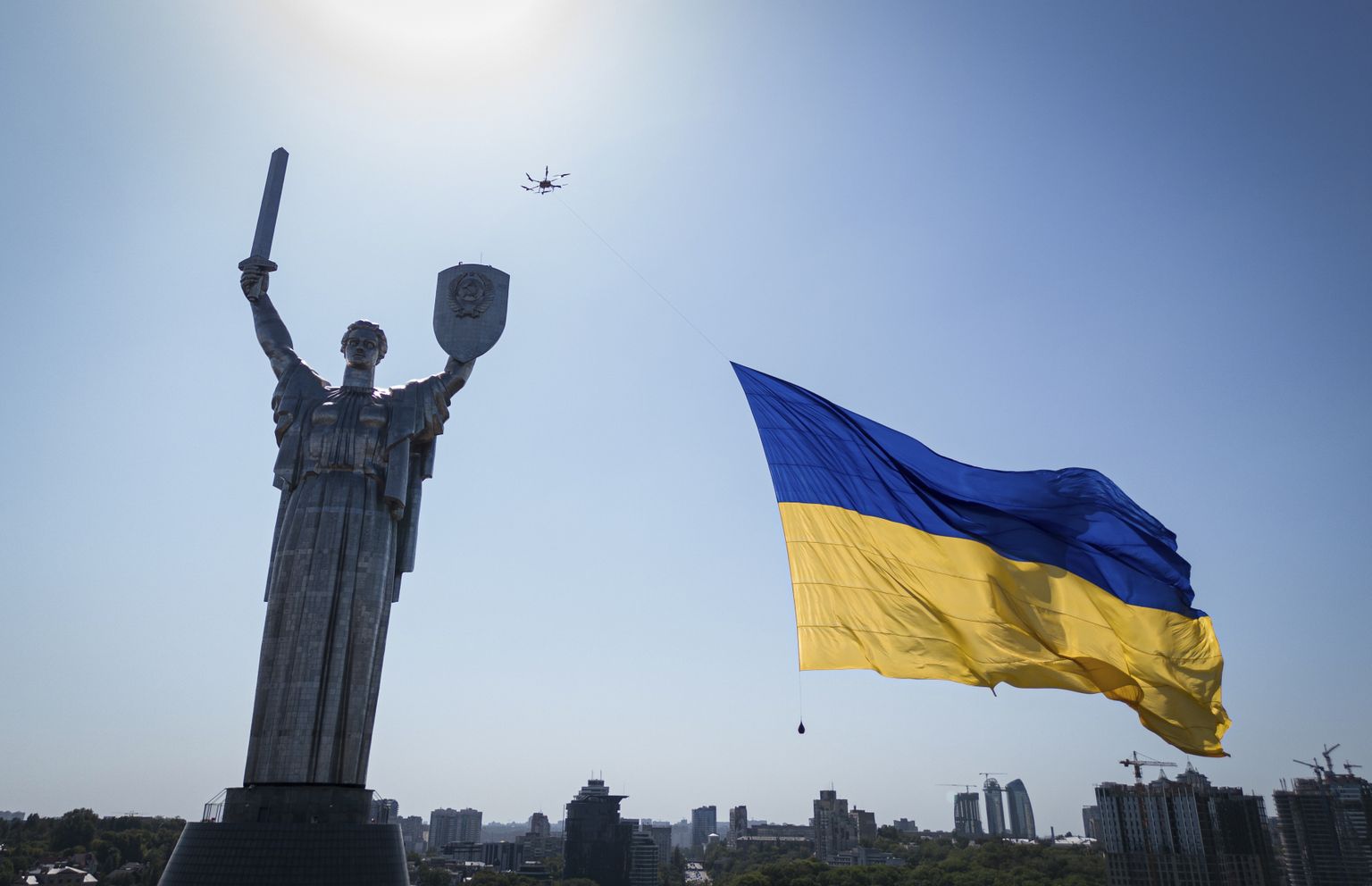 Киев, 24 августа, День независимости Украины.