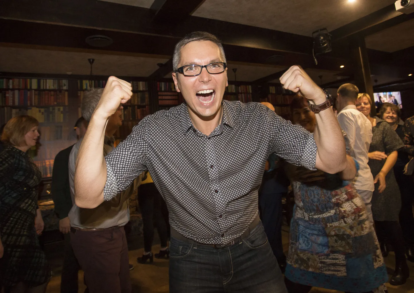 Marko Torm sai vabalt triumfeerida, sest kogus enim hääli ja ka erakond võidutses.