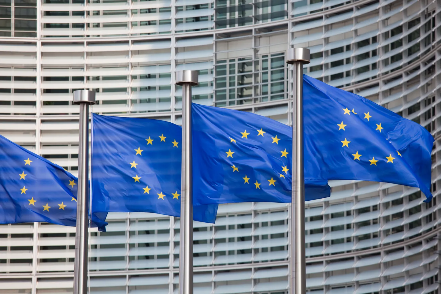 Флаги Европейского союза.