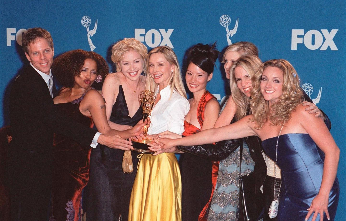 «Ally McBeali» näitlejad seriaali kõrgaajal 1999. aasta Emmy teleauhindade galal. Paul Smith/Featureflash FOTO: Shutterstock
