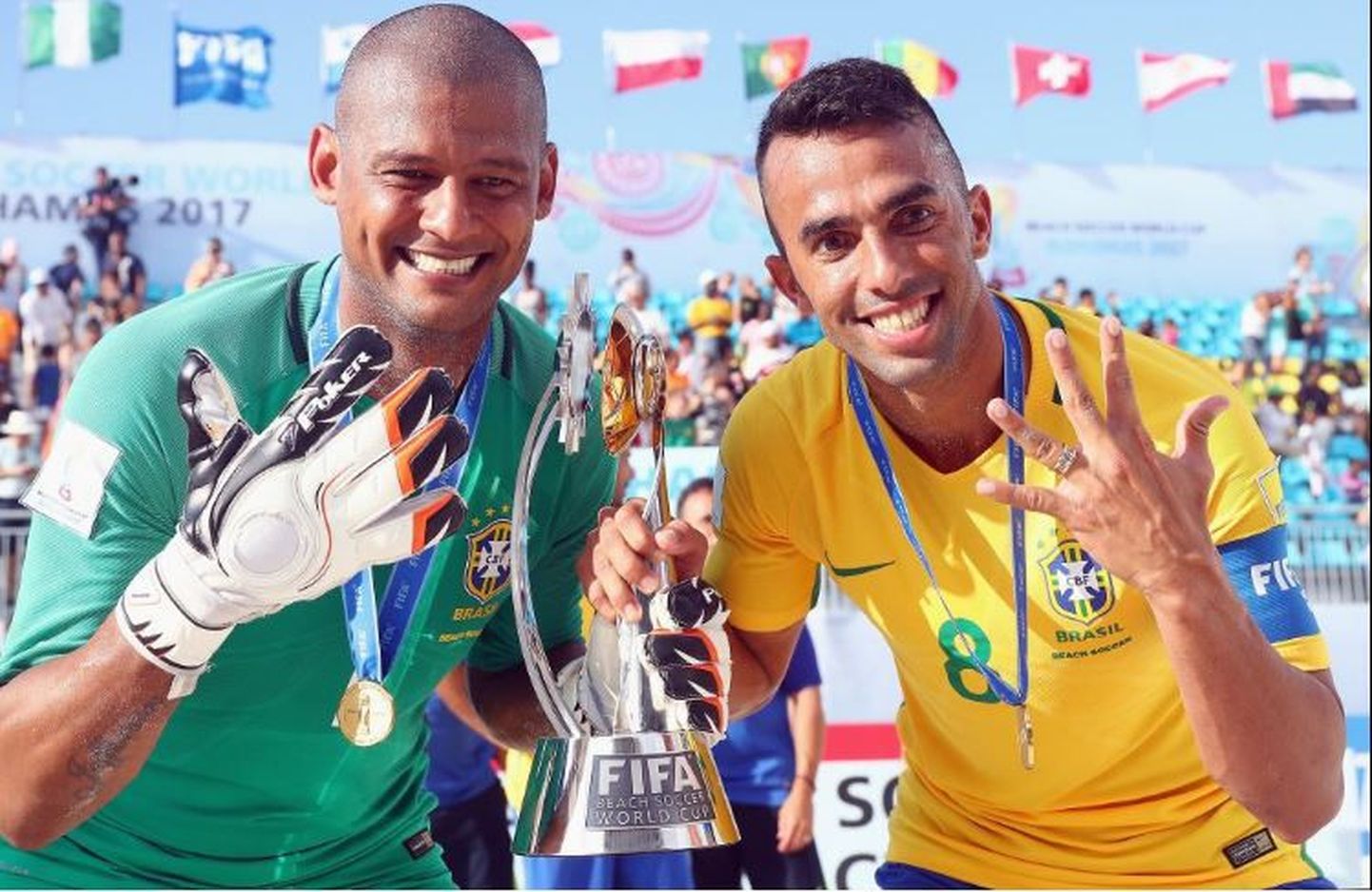 Brasiilia krooniti viiendat korda rannajalgpalli maailmameistriks