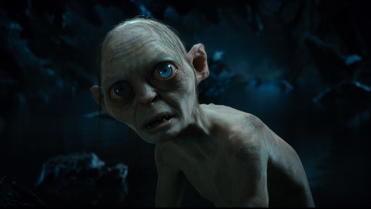 Näitleja Andy Serkis Gollumina filmis "The Hobbit: An Unexpected Journey".