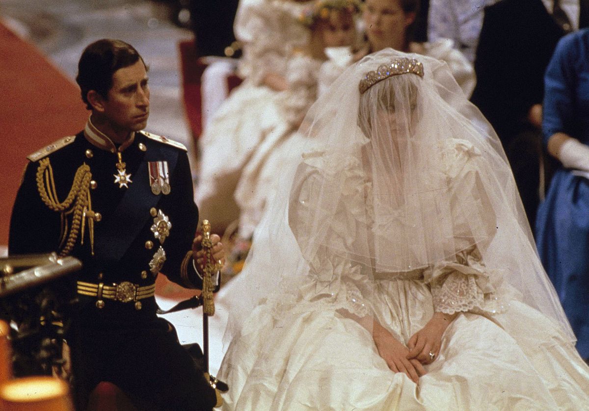 День свадьбы принцессы Дианы 29 июля 1981 года.