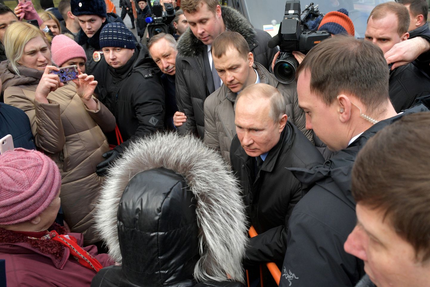Владимир Путин в Санкт-Петербурге.