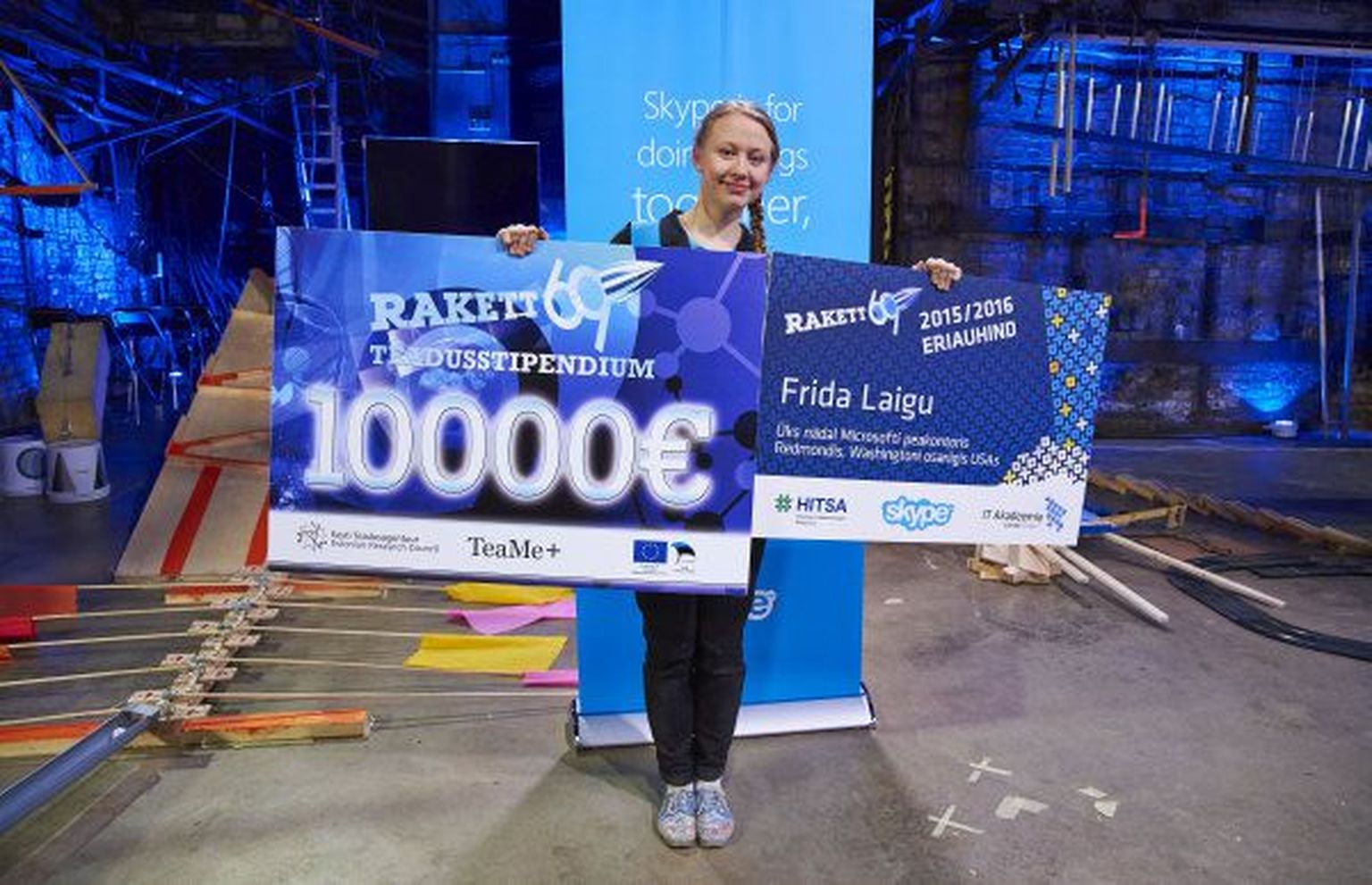 "Rakett 69" kuuenda hooaja võitja Frida Laigu.