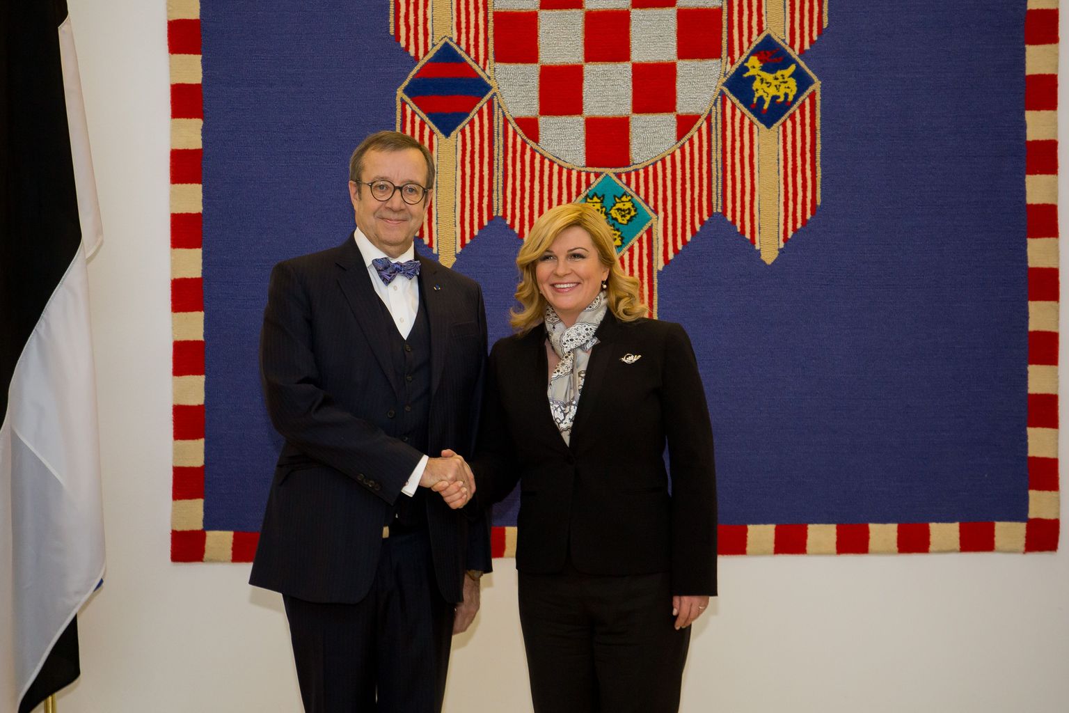 Ilvesed alustasid oma Horvaatia-visiiti ning kohtusid president Kolinda Grabar-Kitarovićiga.