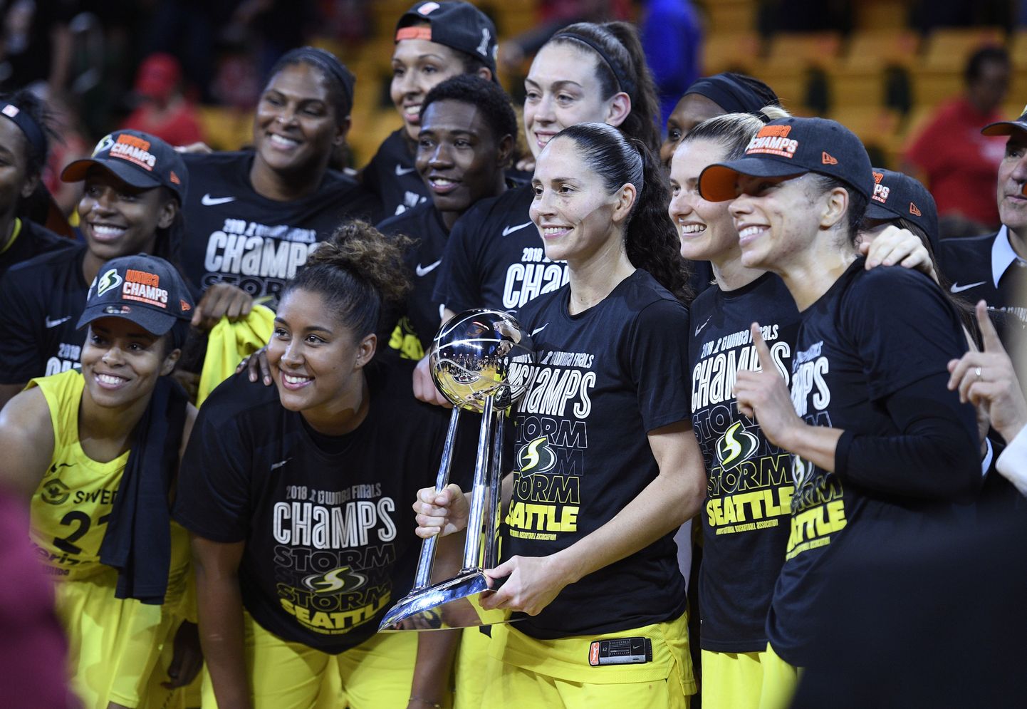 WNBA čempiones Sietlas "Storm" basketbolistes