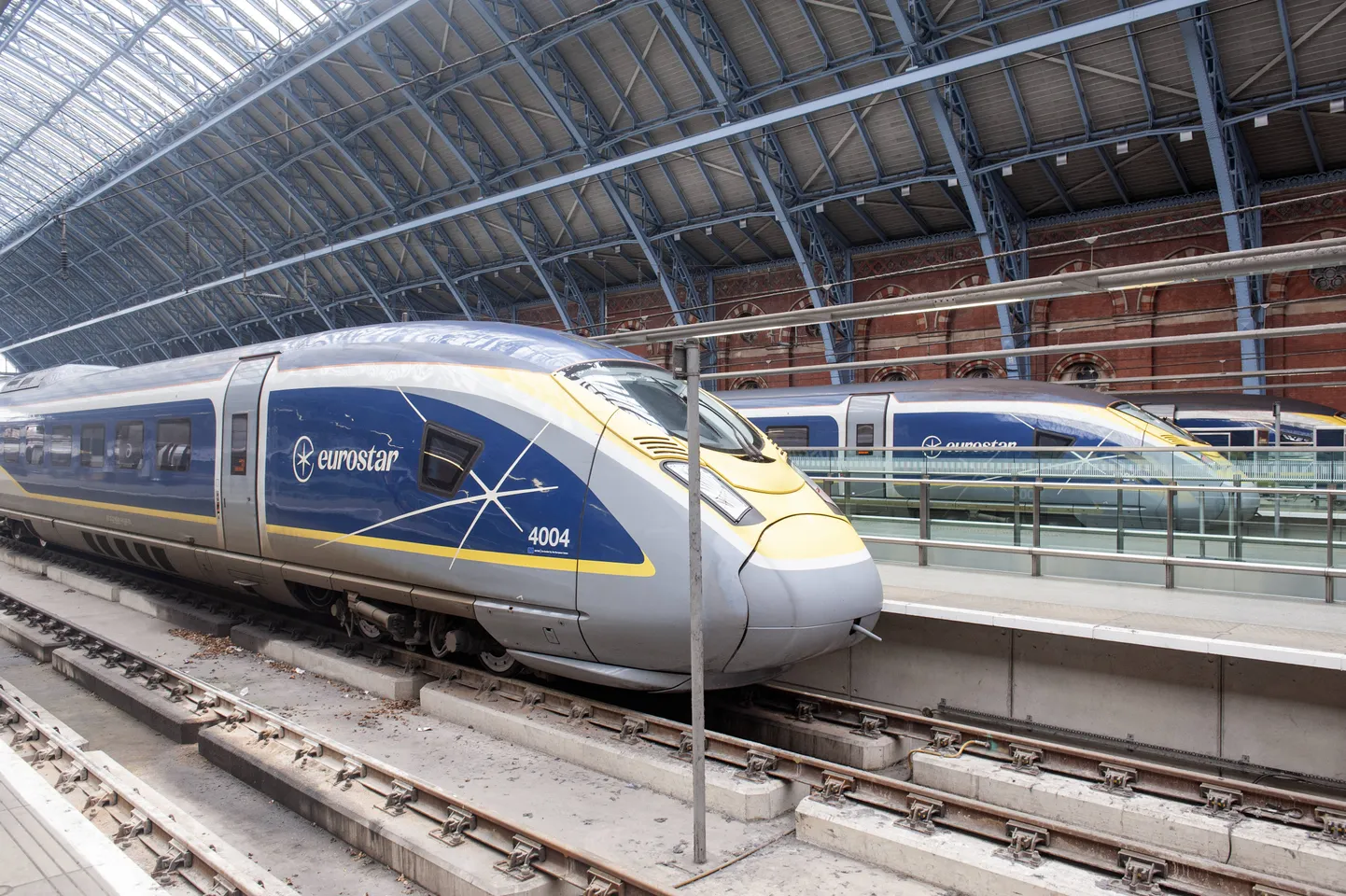 Eurostari rongid säravad 2025. aasta alguses Londonis.