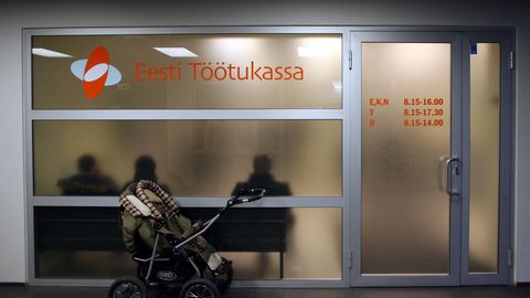 За месяц в Эстонии стало на 2200 безработных больше