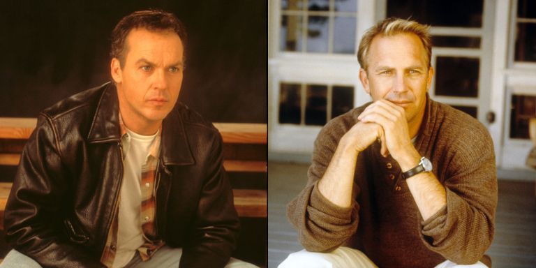 Michael Keaton (vasakul) ja Kevin Costner (paremal).