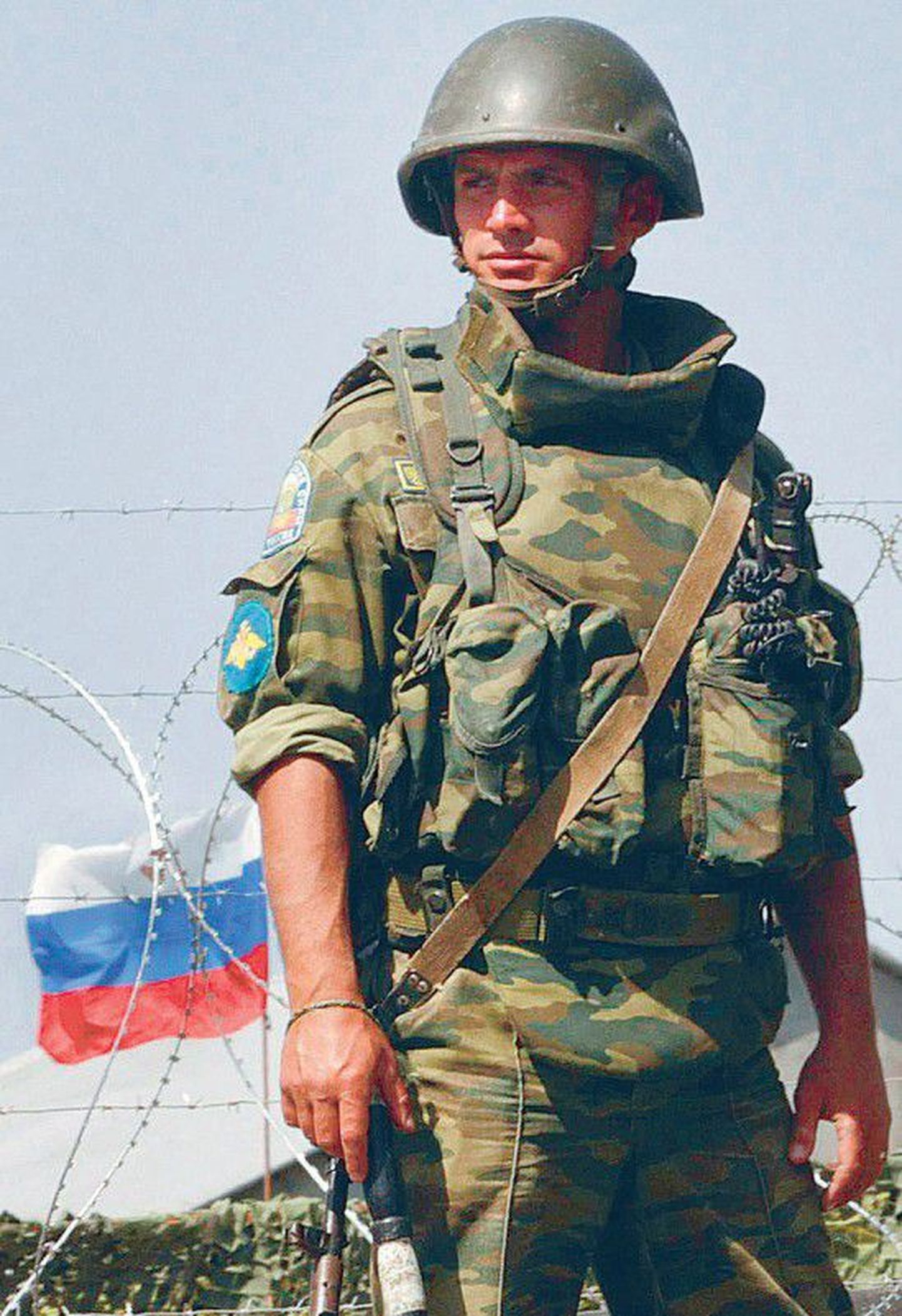Sõdur Gori linnast viie kilomeetri kaugusele jäävas Vene sõjaväe Karaleti tugipunktis.