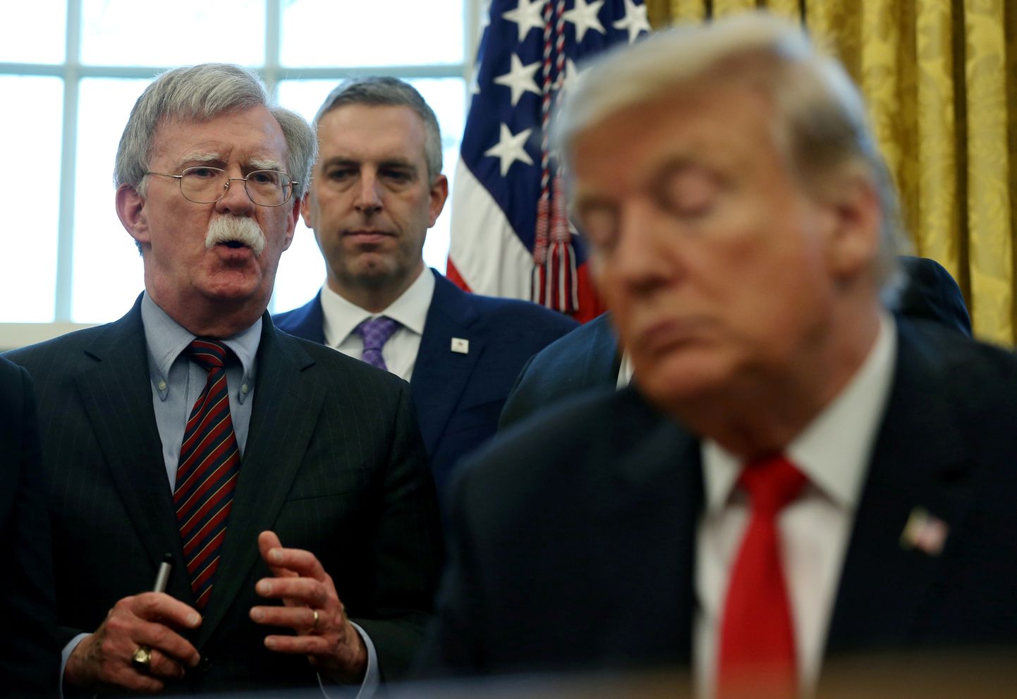 John Bolton oli president Donald Trumpi riikliku julgeoleku nõunikuks 2018-2019. aastal, lahkus ametist aga suure tüliga.