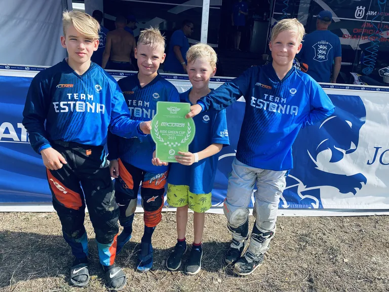 Vasakult: Enriko Peilman, Karl Teesalu, Enri Lustus ja Aston Allas.