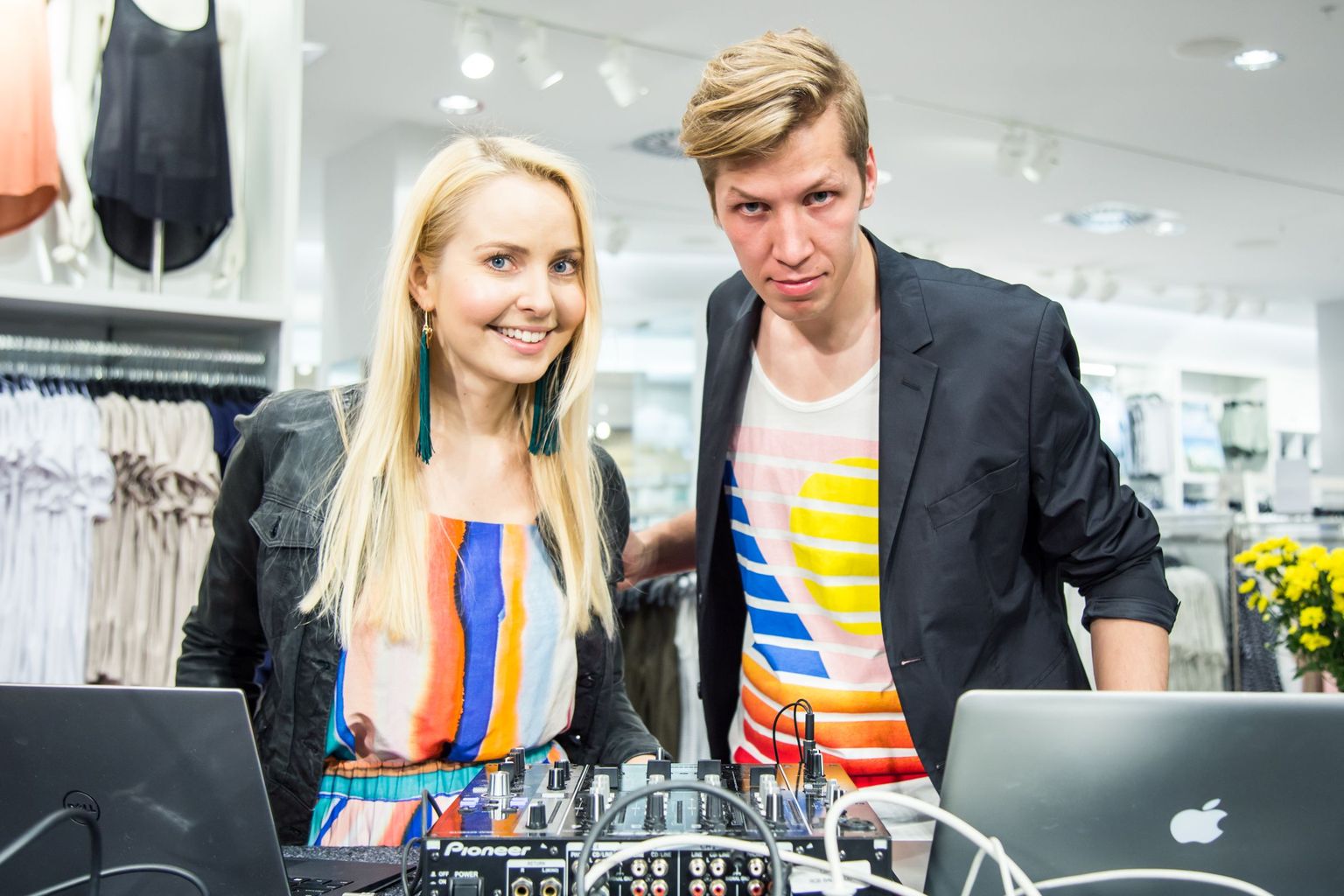 H&M tähistas VIP-peoga Tartu kaupluse avamist, Piret Järvis ja Egert Milder