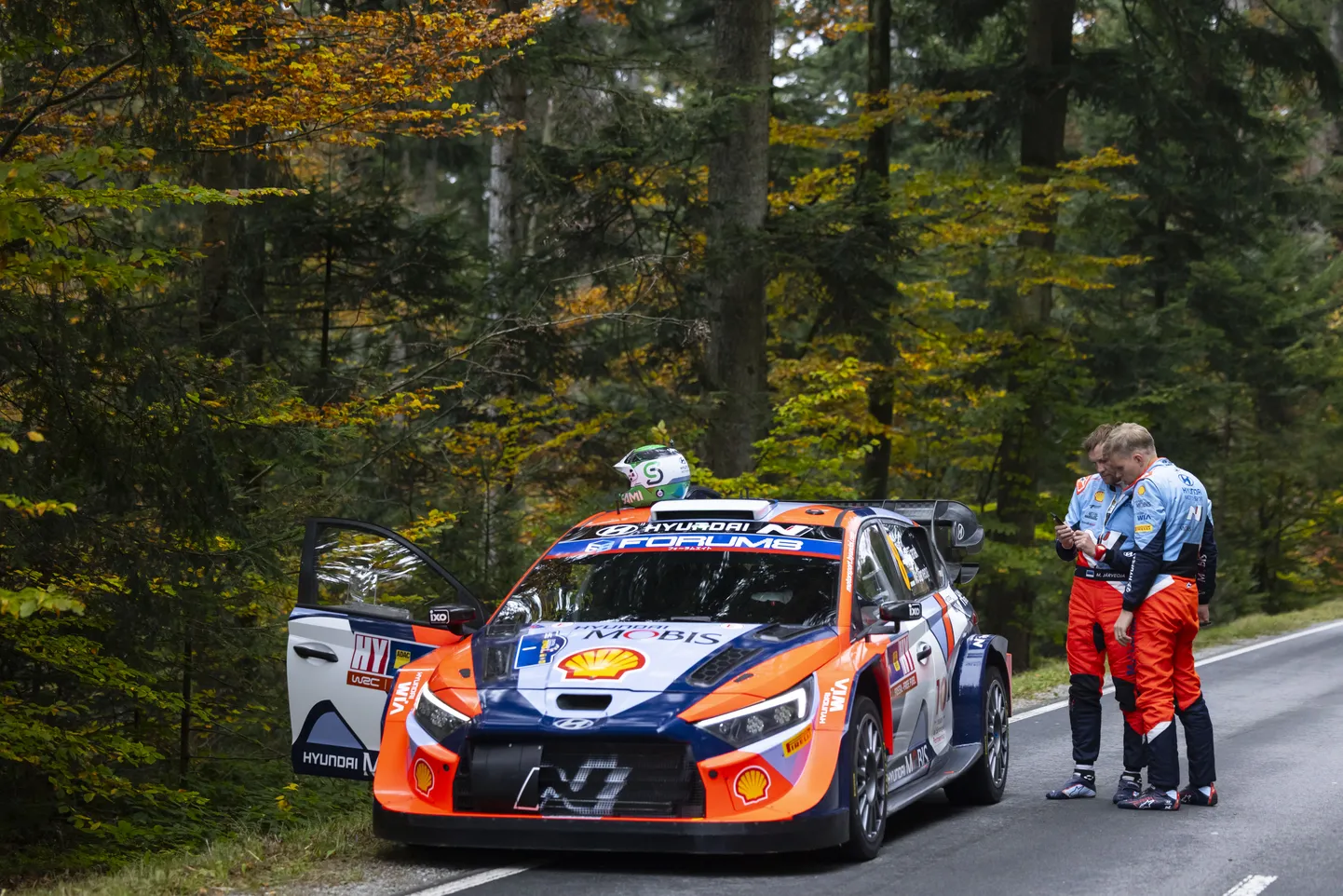 Ott Tänak ja Martin Järveoja Kesk-Euroopa rallil.