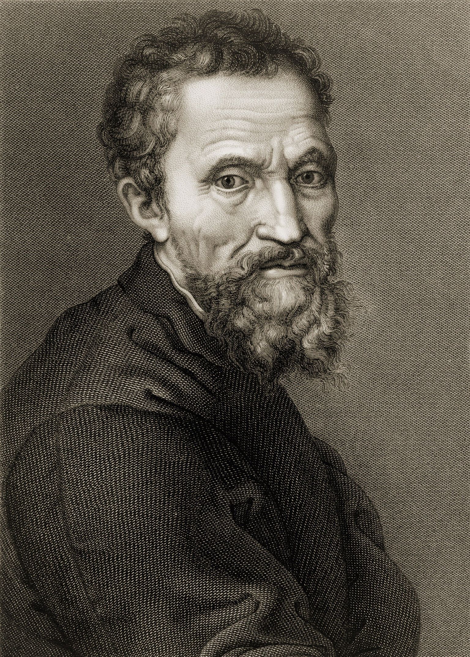 Itaalia renessansikunstnik,  arhitekt, skulptor ja luuletaja Michelangelo Buonarroti (1475-1564)