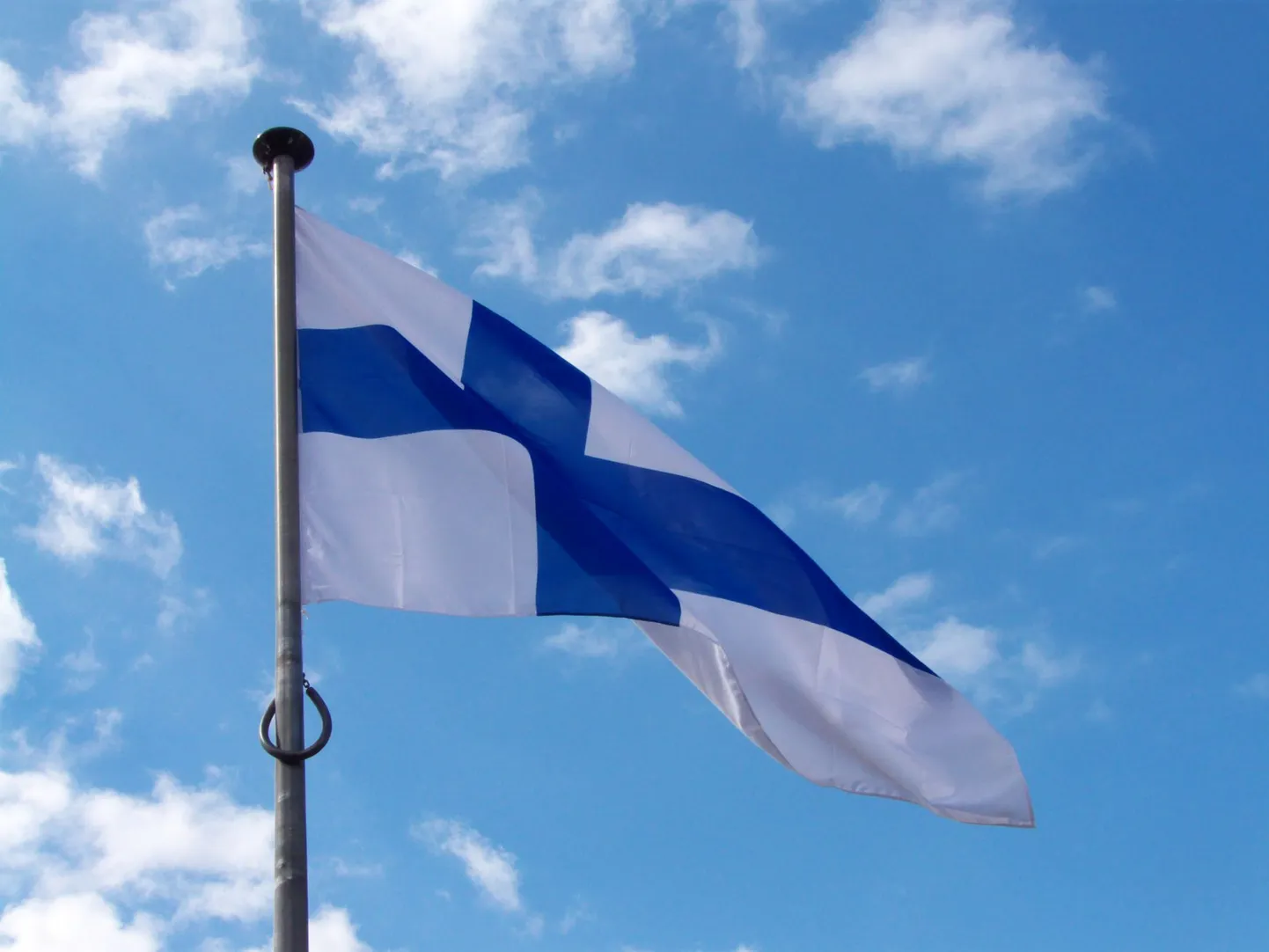 Флаг Финляндии.