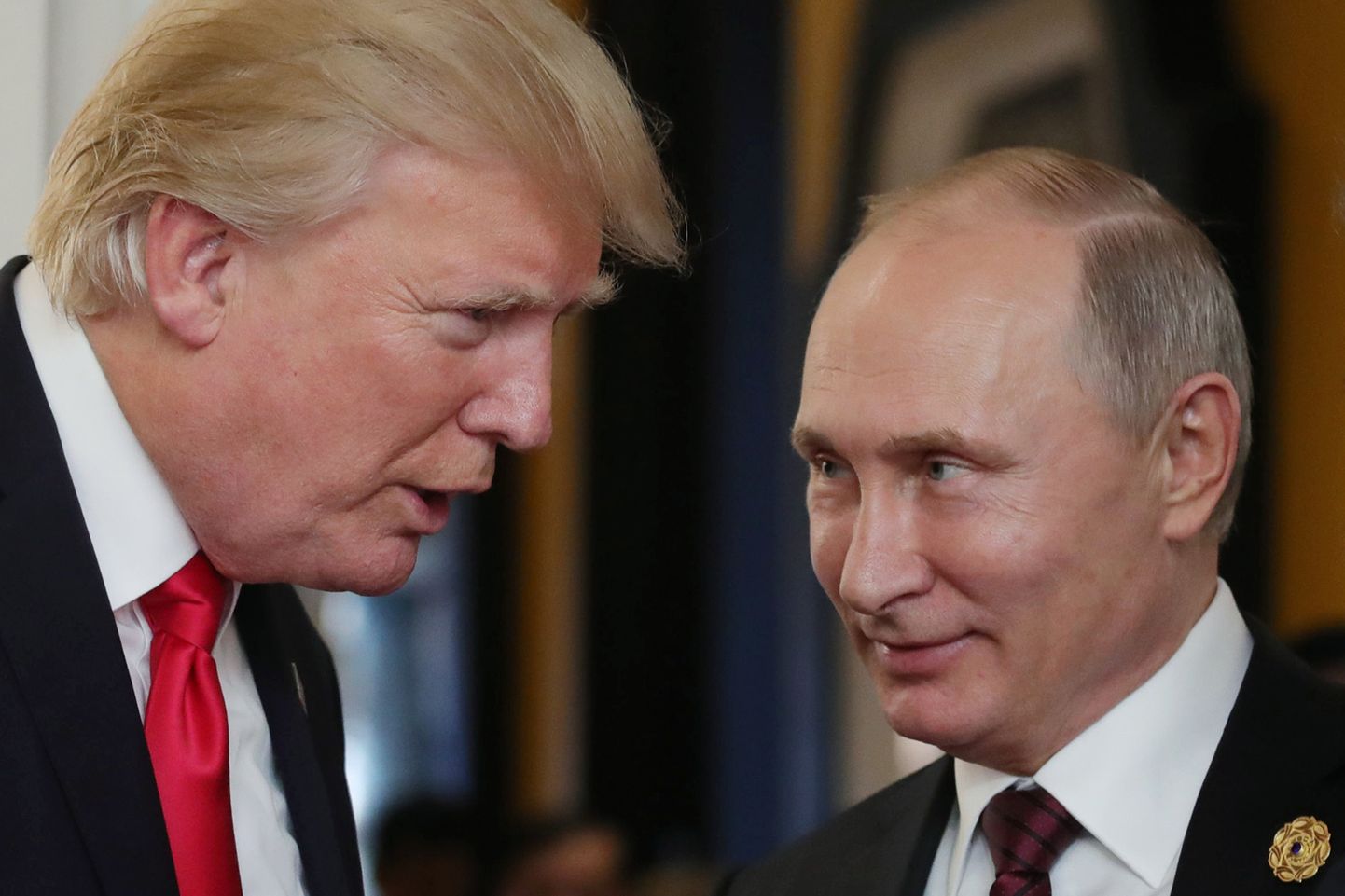 Donald Trump ja Vladimir Putin.