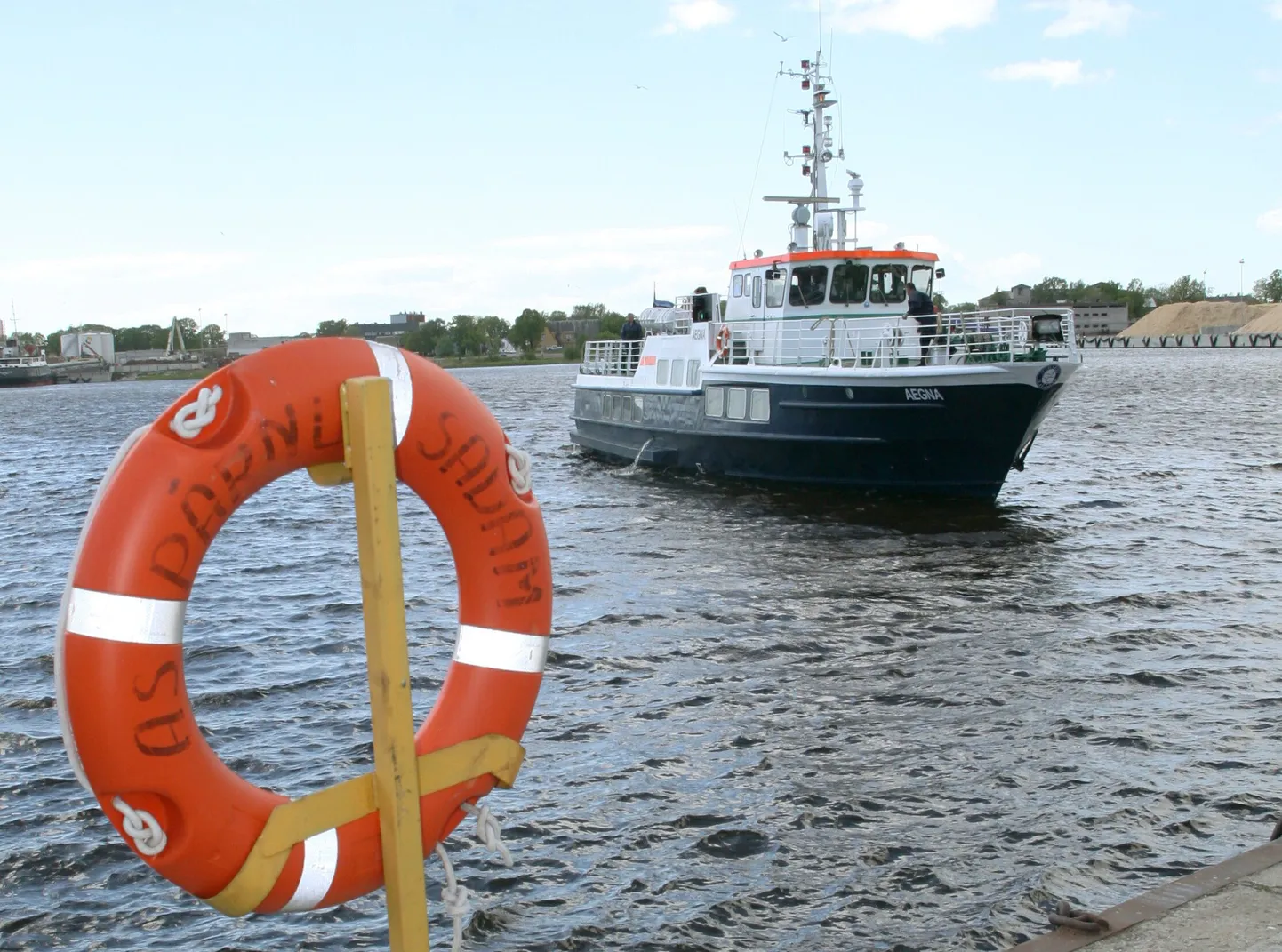 Laev Ruhnu-Pärnu liinil.