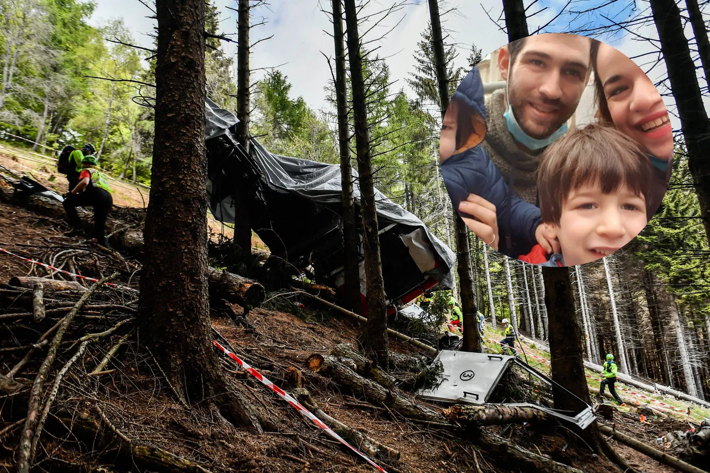 Foto sündmuskohalt. Elu24 kollaaž.