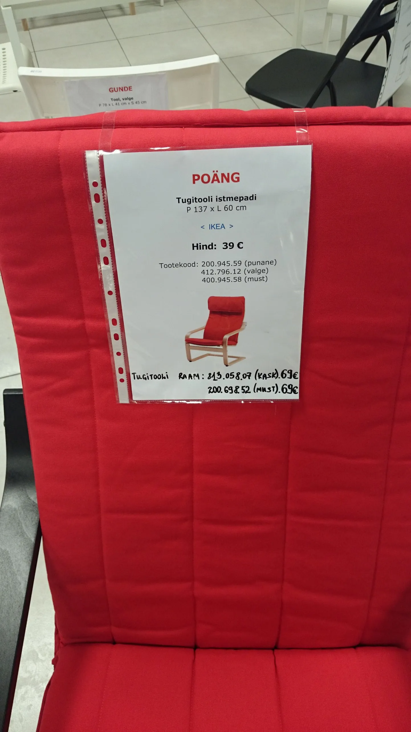 Lasnamäelt saab Ikea tooli, mida Soomes enam ei müüda.