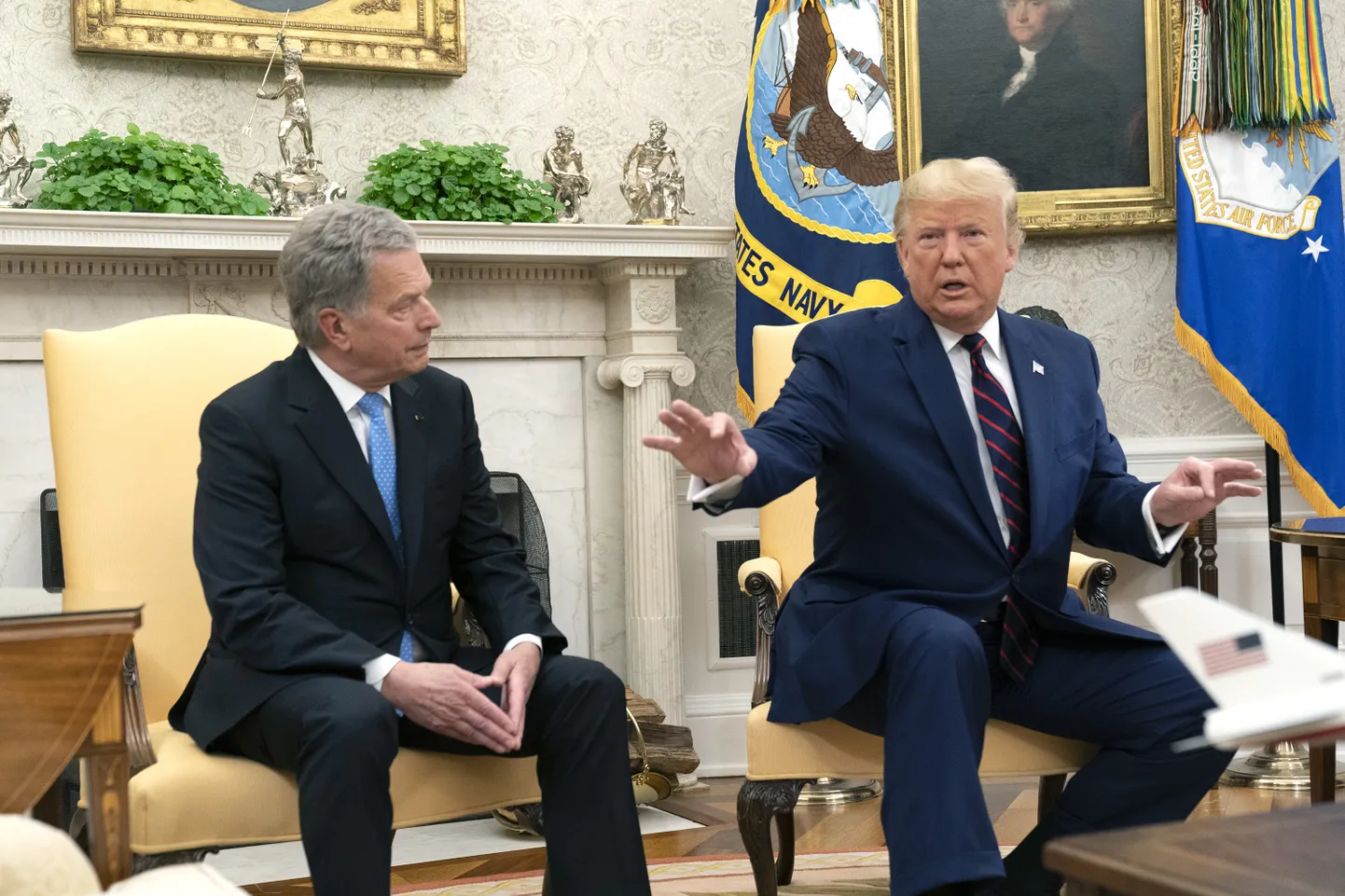 USA president Donald Trump ja Soome president Sauli Niinistö kohtusid 2. oktoobril Valges Majas