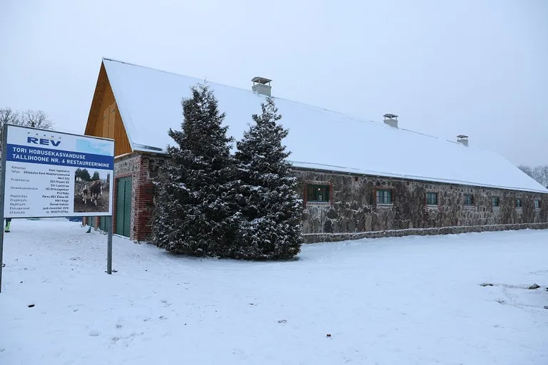 Toril restaureeritud tallihoone nr 6.