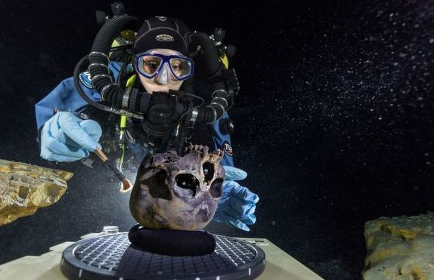 Mehhiko veealusest koopast leiti 13 000 aasta vanune tüdrukuskelett