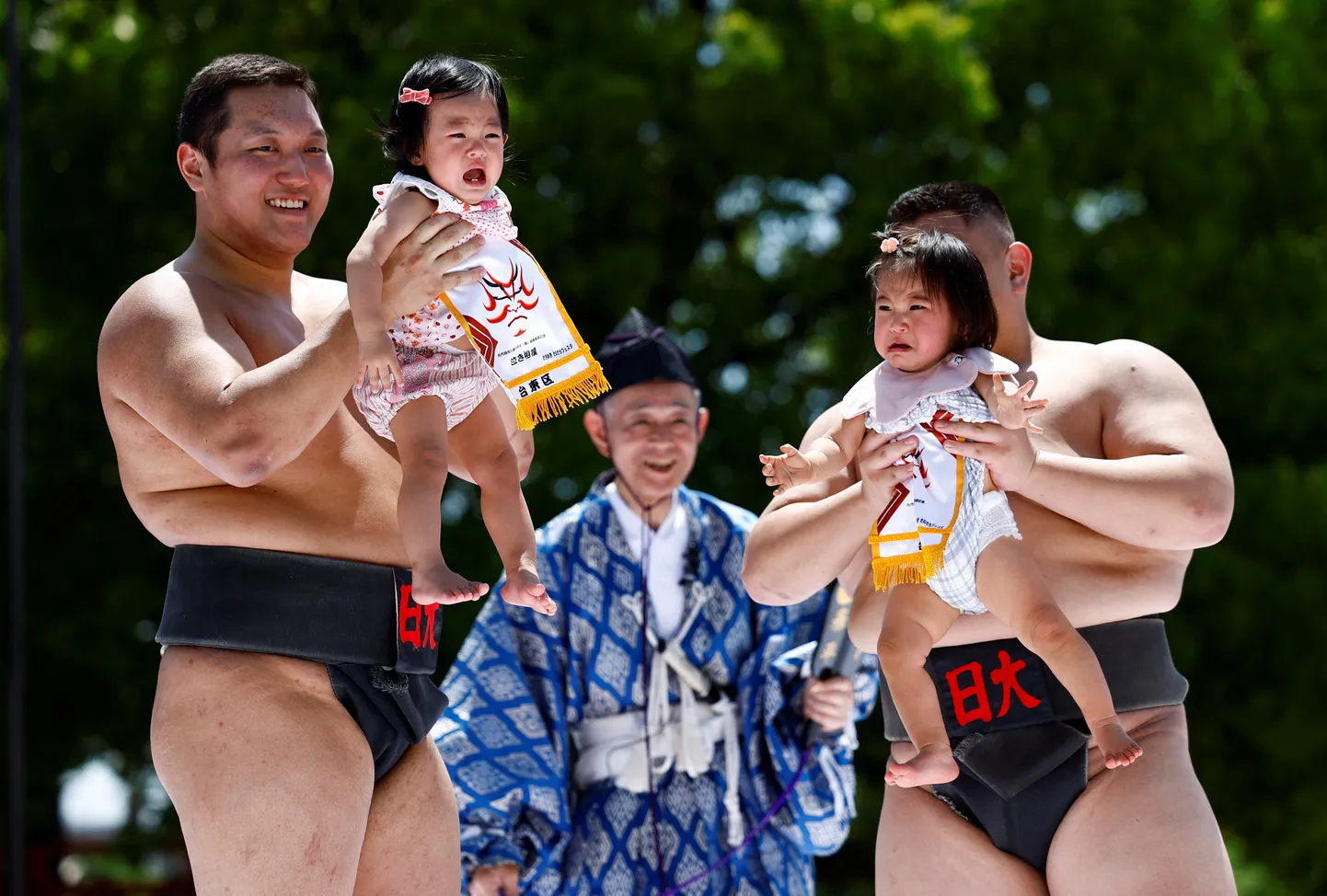 Nakizumo festival Tokyos.