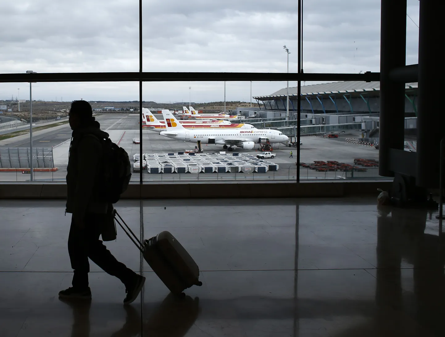 Iberia lennukid Madriidi rahvusvahelises lennujaamas