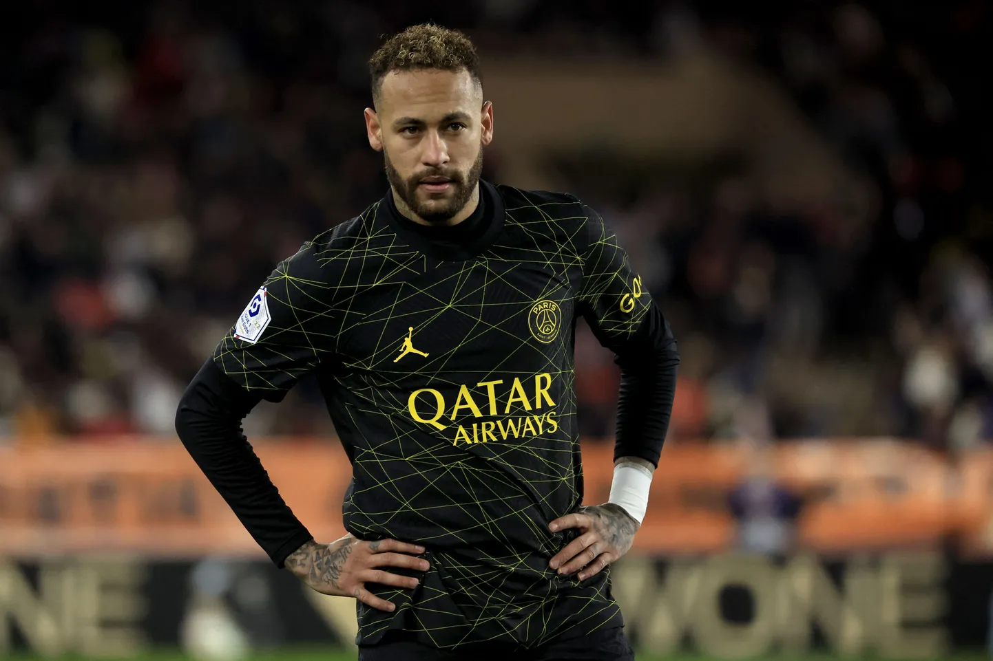 Brasiilia jalgpallitäht Neymar.