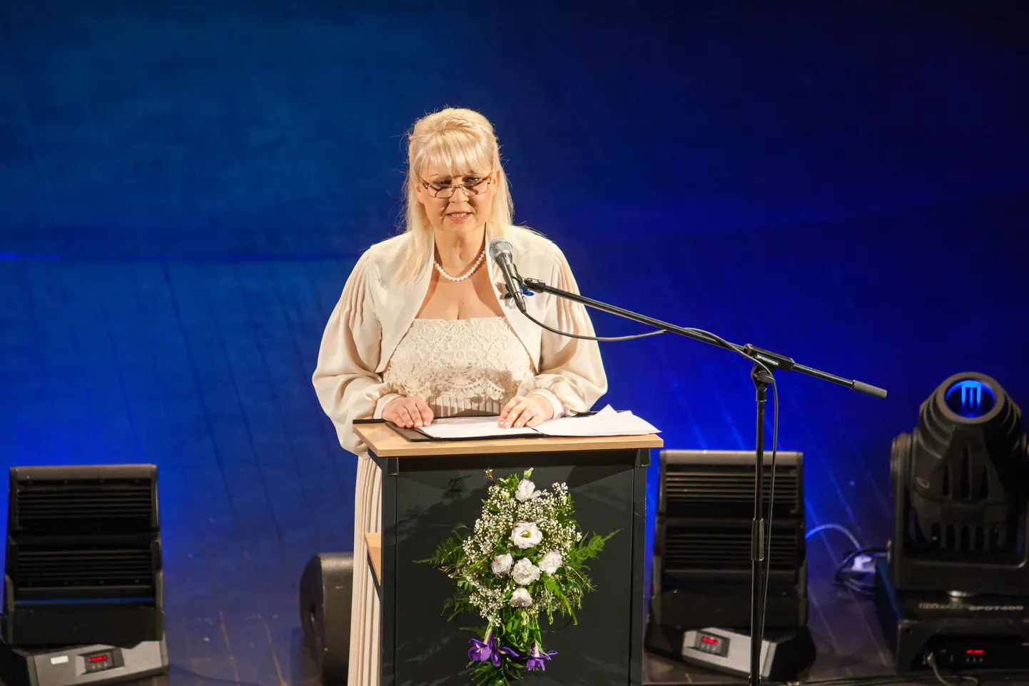 Eesti Vabariigi 95. aastapäeva kontsert-aktus Paide Kultuurikeskuses.
DMITRI KOTJUH, JÄRVA TEATAJA/SCANPIX