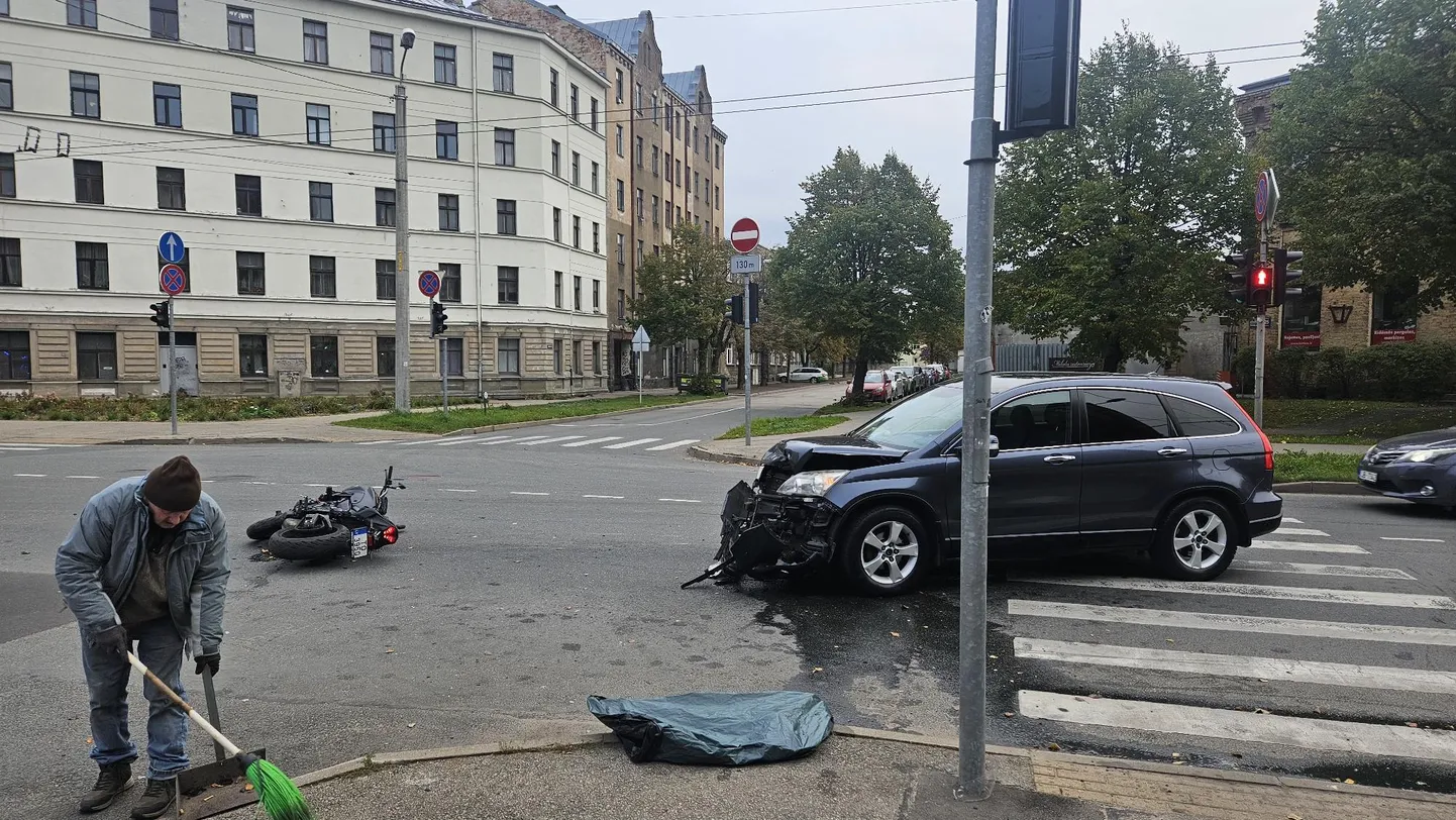 Авария в Гризинькалнсе