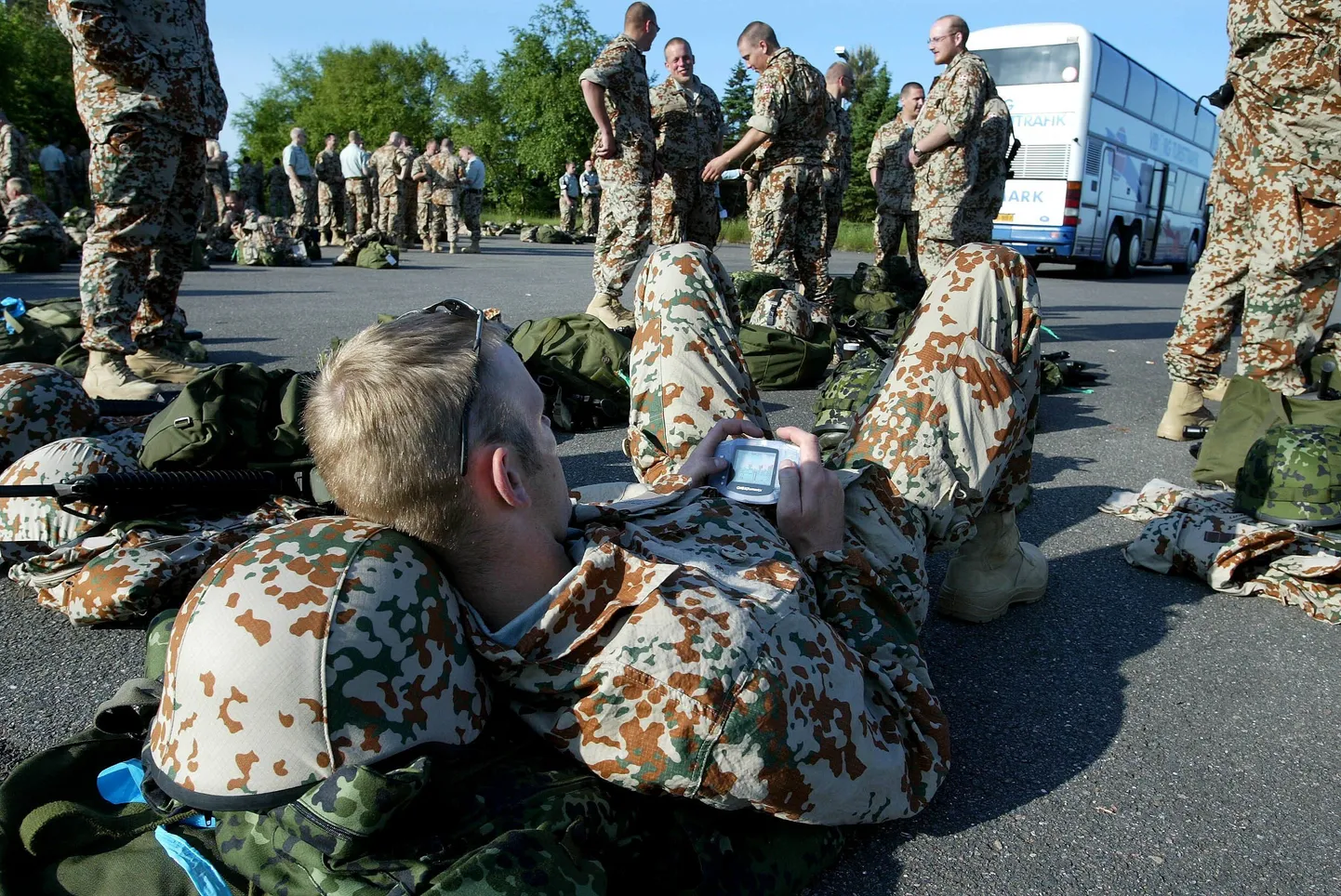 Датские военные.