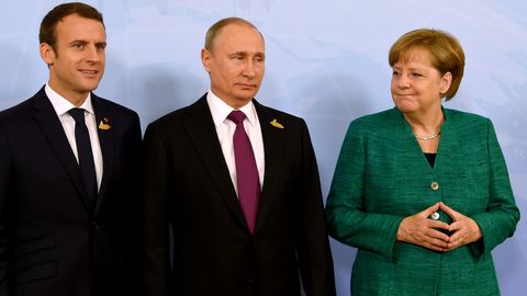 Merkel ja Macron Putinile: avalda Süüria režiimile survet
