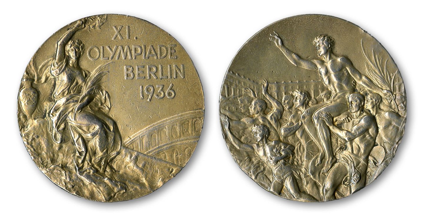Olümpiakuld, mille Jesse Owens võitis 1936. aasta Berliini OMil.