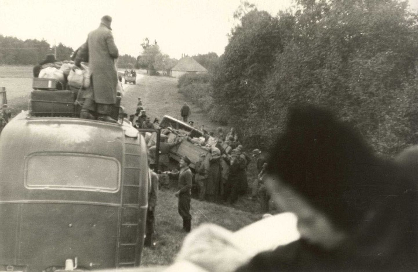 Eesti sõjapõgenikud 1944. aasta septembris.