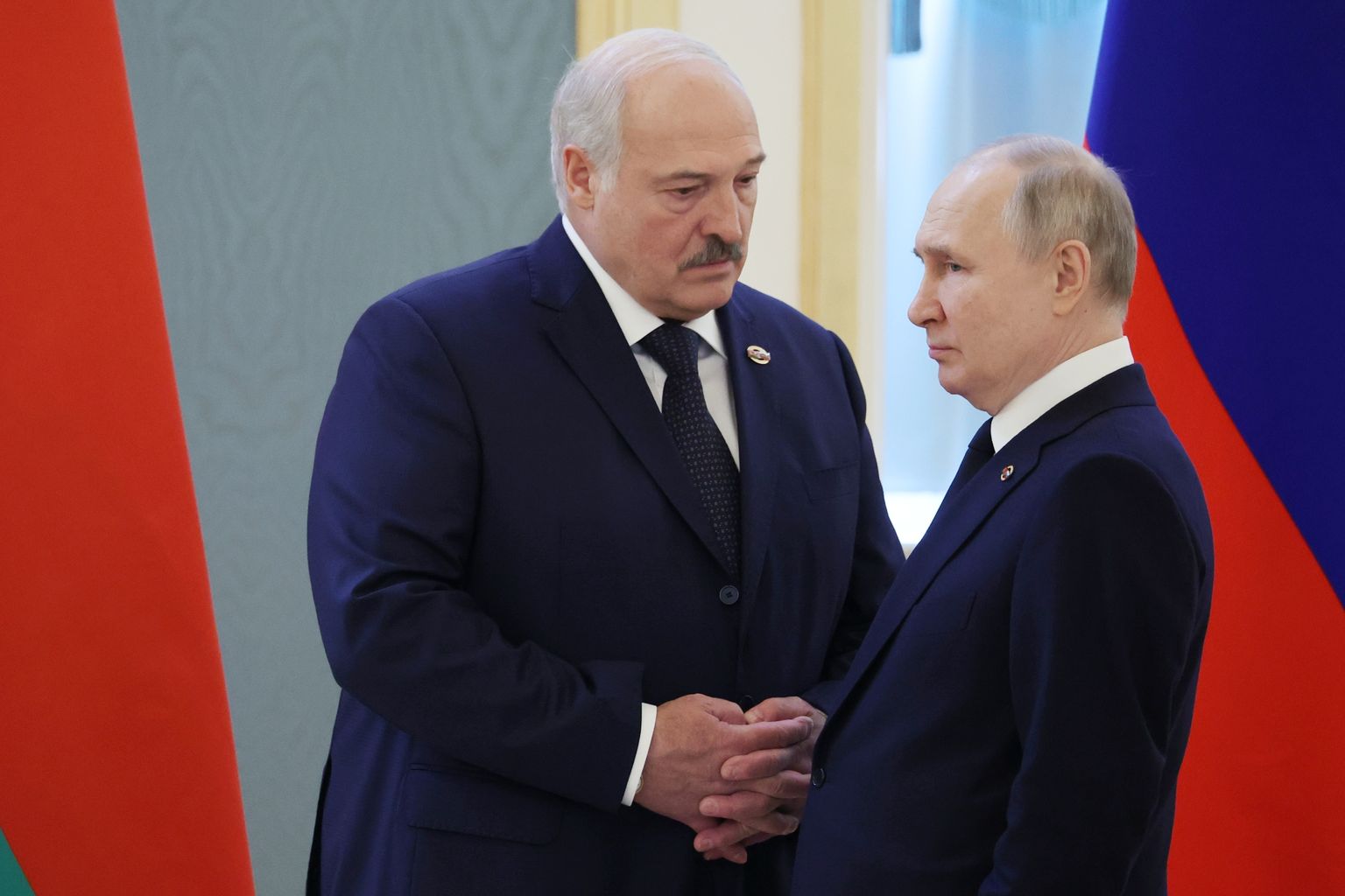 Aljaksandr Lukašenka ja Vladimir Putin