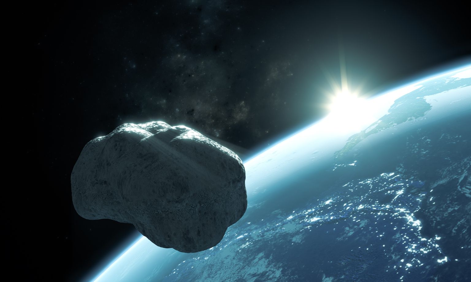 Астероид. Иллюстративное фото
