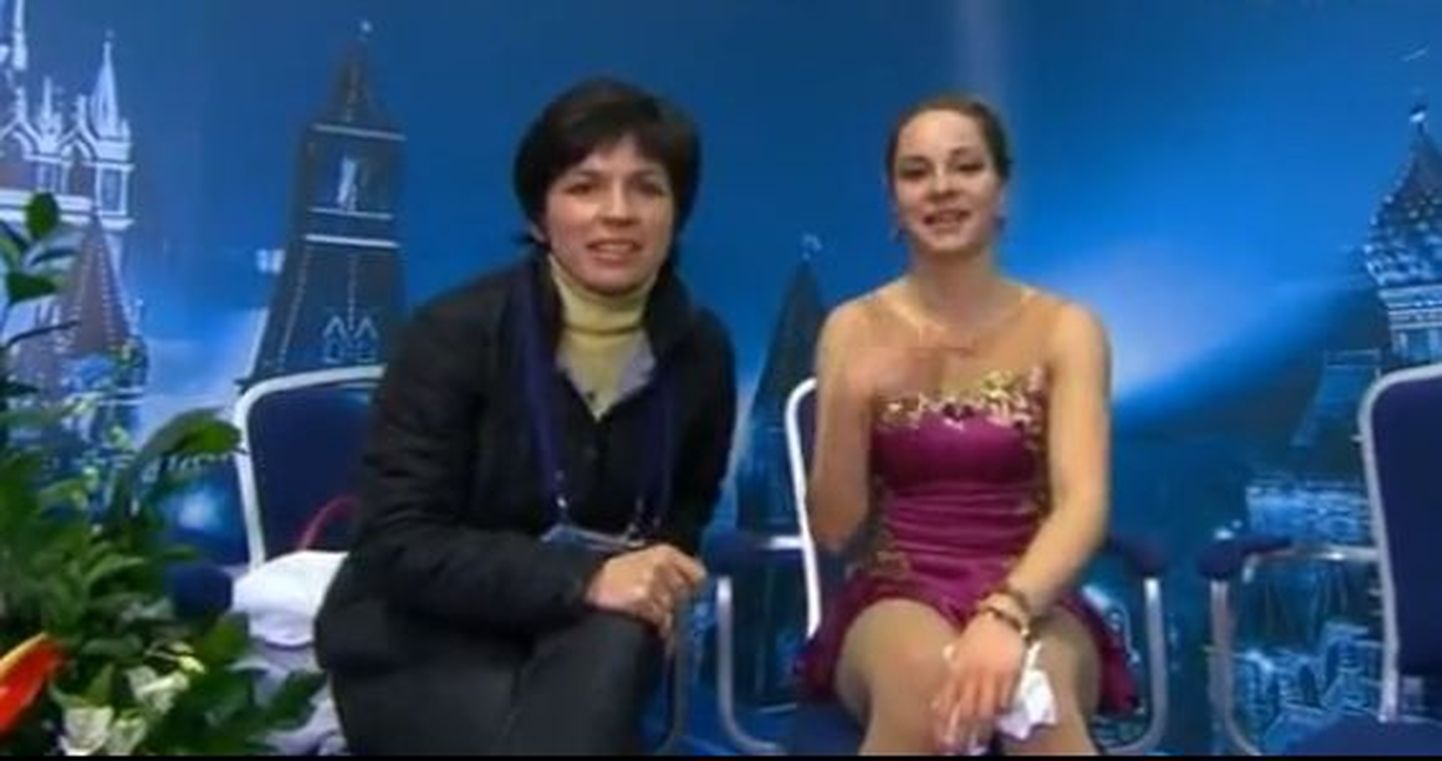 Jelena Glebova (paremal) ja Anna Levandi.