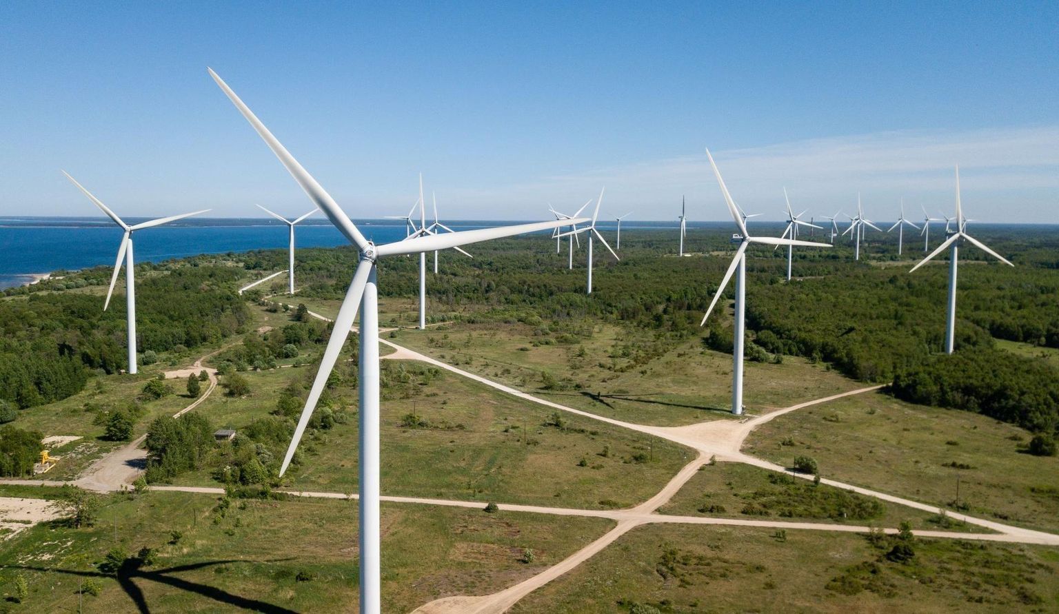 Enefit Greenile kuuluv Pakri tuulepark.