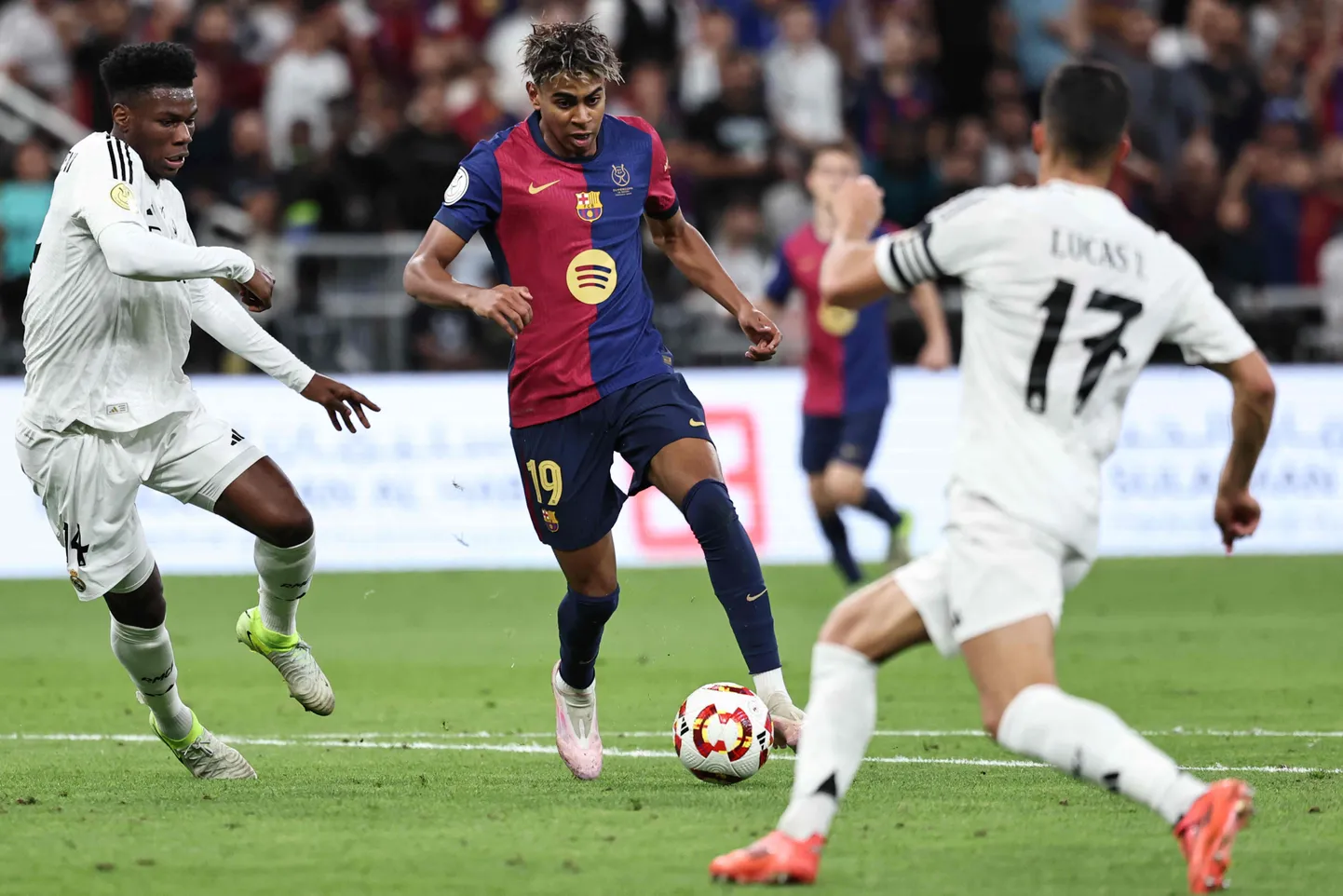 FC Barcelona talisman Lamine Yamal tegi superkarika finaalis samamoodi skoori.