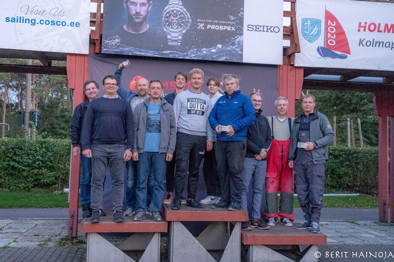ORC IV grupi poodium - Holm-Kalevi Jahtklubi Kolmapäevaregatt 23.09.2020