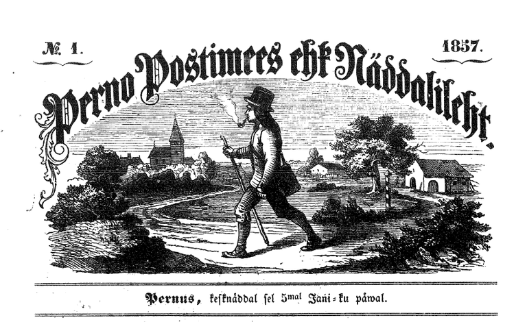 Perno Postimees начал издаваться в июне 1857 года.