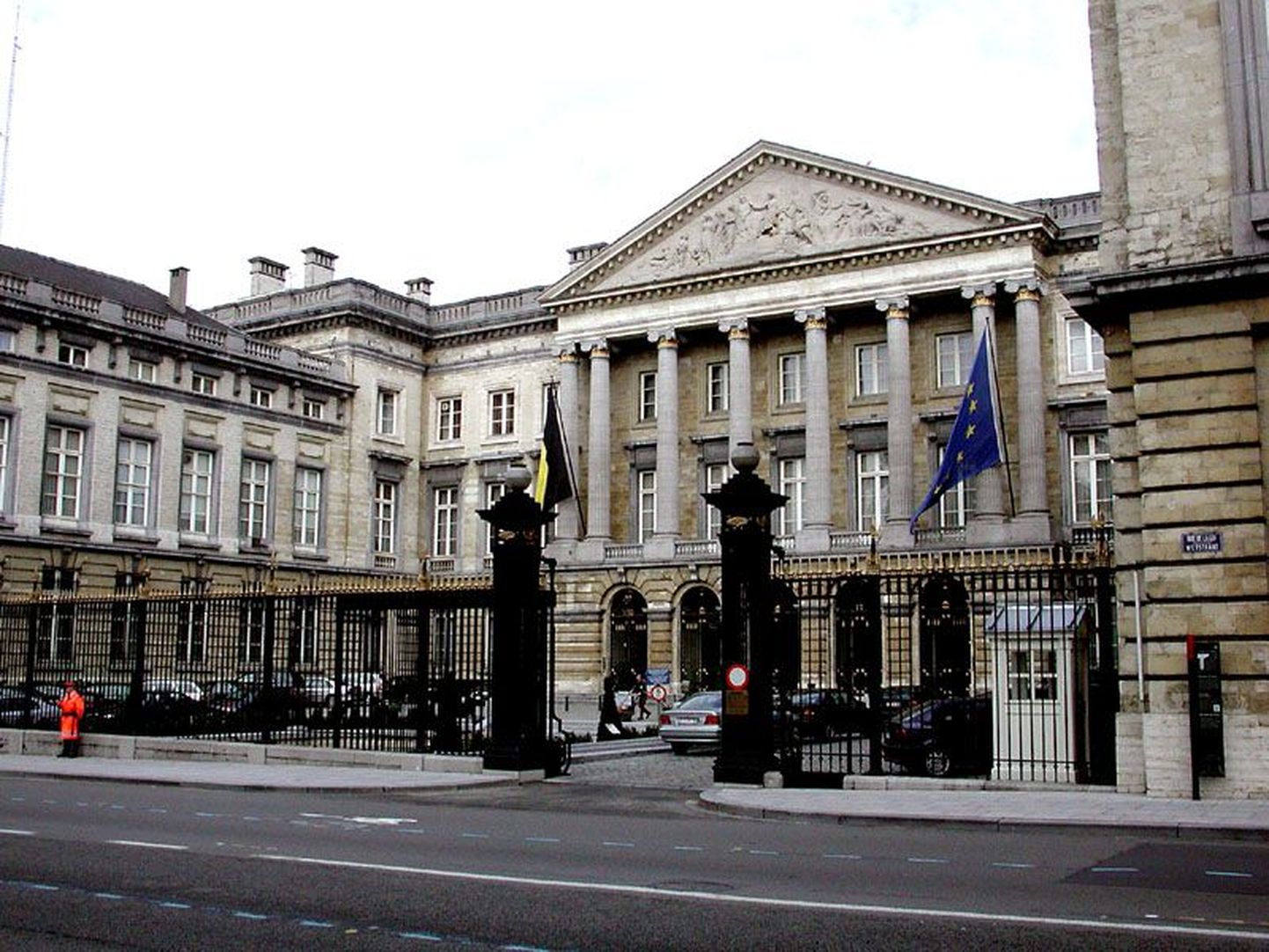 Belgia Kuningriigi parlamendihoone Brüsselis.