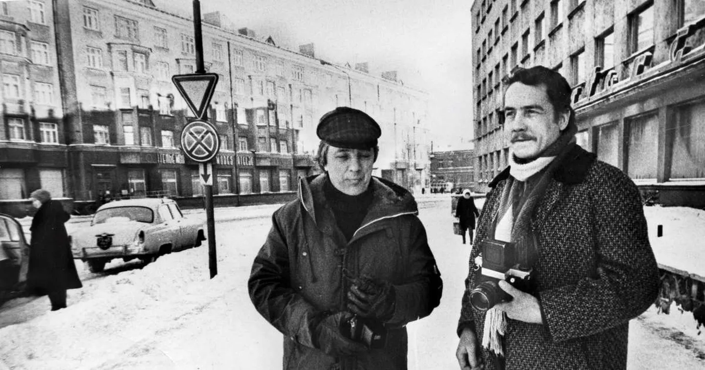 Uldis Briedis kopā ar maestro Raimondu Paulu.