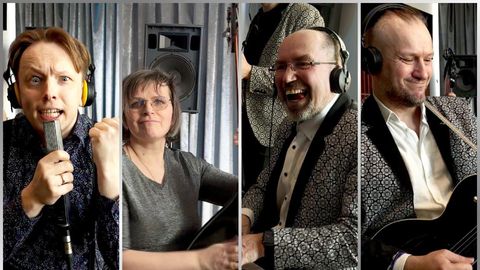 Gatavojoties dzimšanas dienai, grupa 