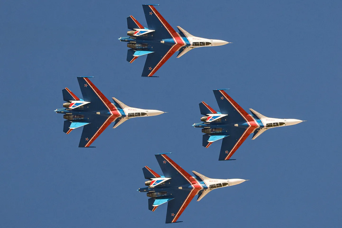 Vene hävitajad Su-27.