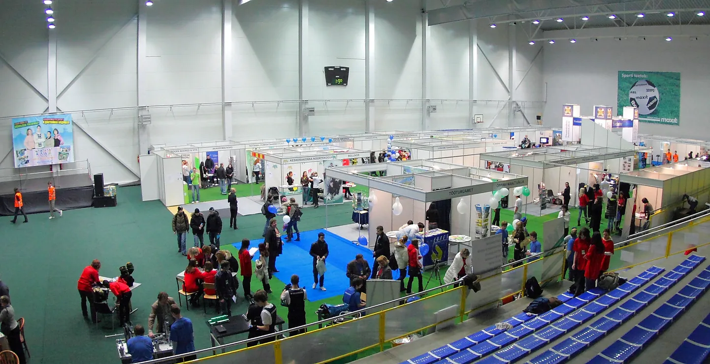 На "Ориентире" в Нарвском спортцентре в 2009 году.