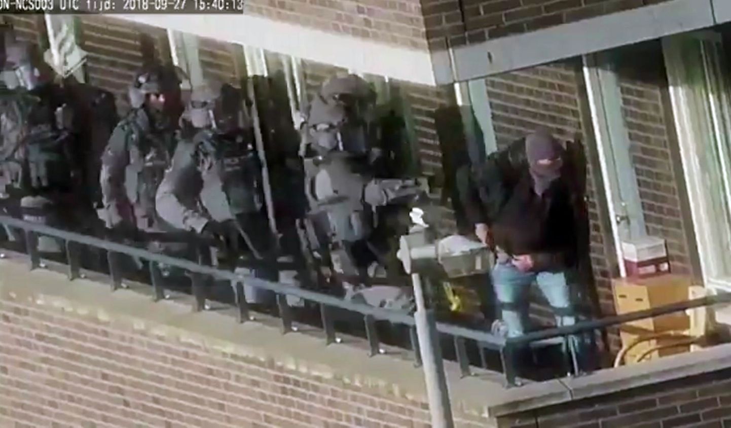 Hollandi politsei operatsioon Arnhemi linnas.